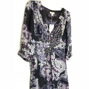 monsoon long sleeve maxi dress